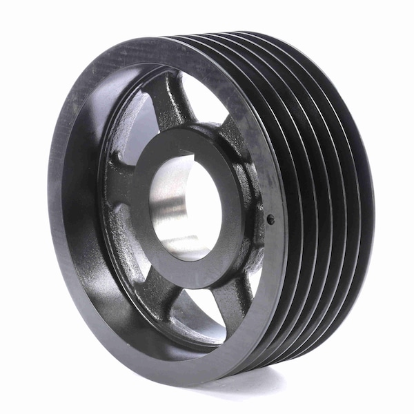 Browning 6 Groove Cast Iron Bushed Bore Multiple Sheave, 6B124R 6B124R - main